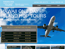 Tablet Screenshot of hawaiianinterislandtours.com